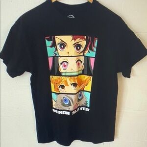 Demon Slayer Kids T-Shirt - Black